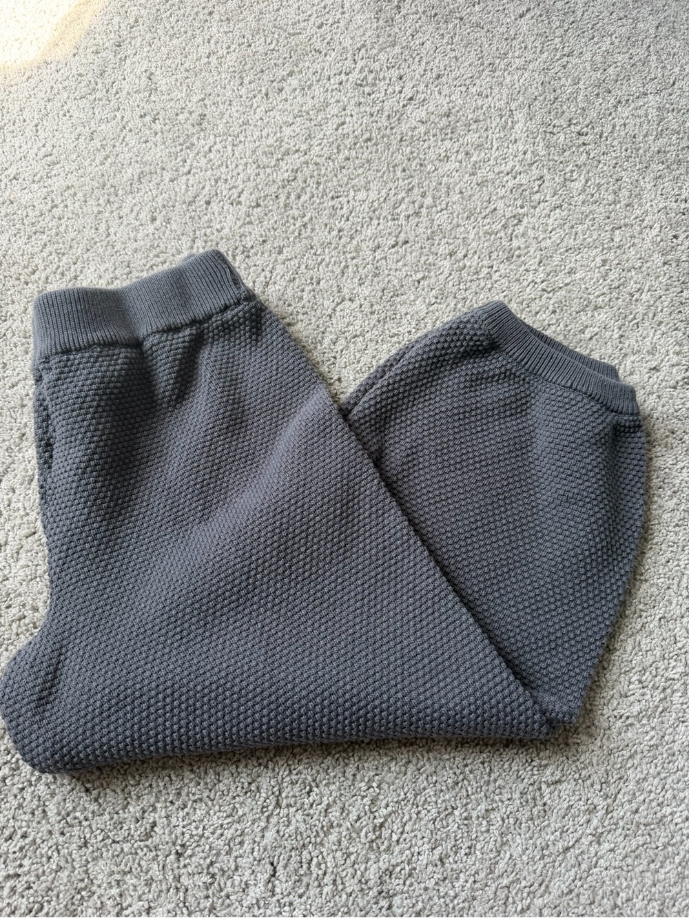 Free People Beach Gray Knit Sweatpants Size Medium